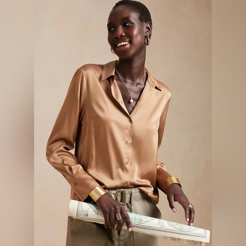 Banana Republic SILK RESORT SHIRT
